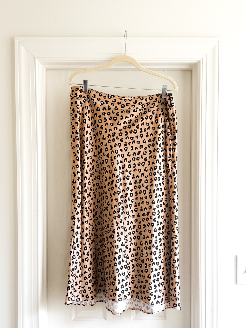 Sezane Sandy Skirt Leopard - Size 12 - Picture 3 of 8